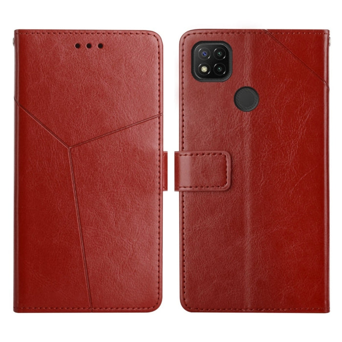 Estuche para teléfono de cuero con tapa horizontal y costuras en Y, For Xiaomi Redmi 9, For Xiaomi Redmi 9A, For Xiaomi Redmi 9C, For Xiaomi Poco M3 / Redmi 9T, For Xiaomi Redmi 10, For Xiaomi Redmi 10 5G / Note 11E, For Xiaomi Redmi 10A               ...