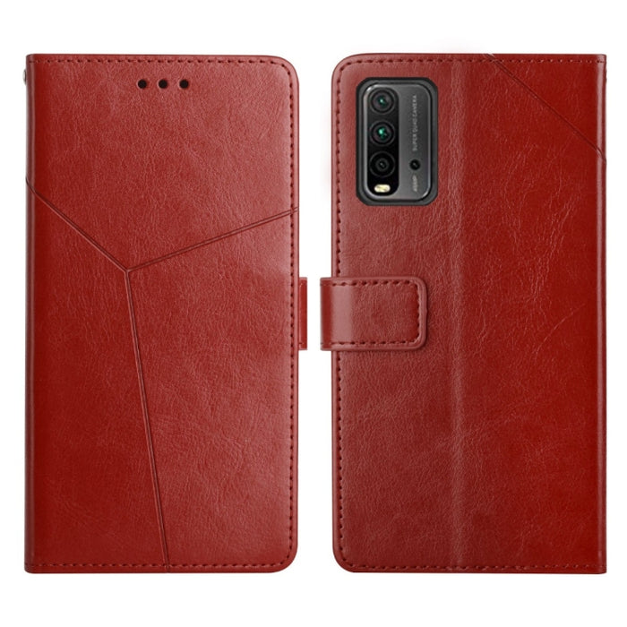 Estuche para teléfono de cuero con tapa horizontal y costuras en Y, For Xiaomi Redmi 9, For Xiaomi Redmi 9A, For Xiaomi Redmi 9C, For Xiaomi Poco M3 / Redmi 9T, For Xiaomi Redmi 10, For Xiaomi Redmi 10 5G / Note 11E, For Xiaomi Redmi 10A               ...