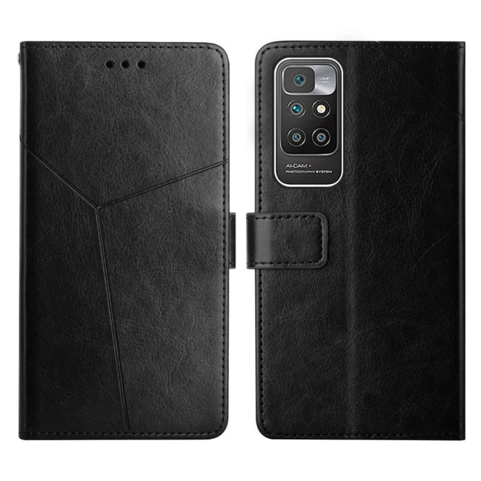 Estuche para teléfono de cuero con tapa horizontal y costuras en Y, For Xiaomi Redmi 9, For Xiaomi Redmi 9A, For Xiaomi Redmi 9C, For Xiaomi Poco M3 / Redmi 9T, For Xiaomi Redmi 10, For Xiaomi Redmi 10 5G / Note 11E, For Xiaomi Redmi 10A               ...
