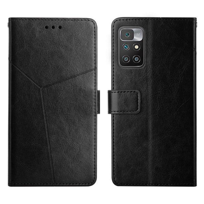 Estuche para teléfono de cuero con tapa horizontal y costuras en Y, For Xiaomi Redmi 9, For Xiaomi Redmi 9A, For Xiaomi Redmi 9C, For Xiaomi Poco M3 / Redmi 9T, For Xiaomi Redmi 10, For Xiaomi Redmi 10 5G / Note 11E, For Xiaomi Redmi 10A               ...
