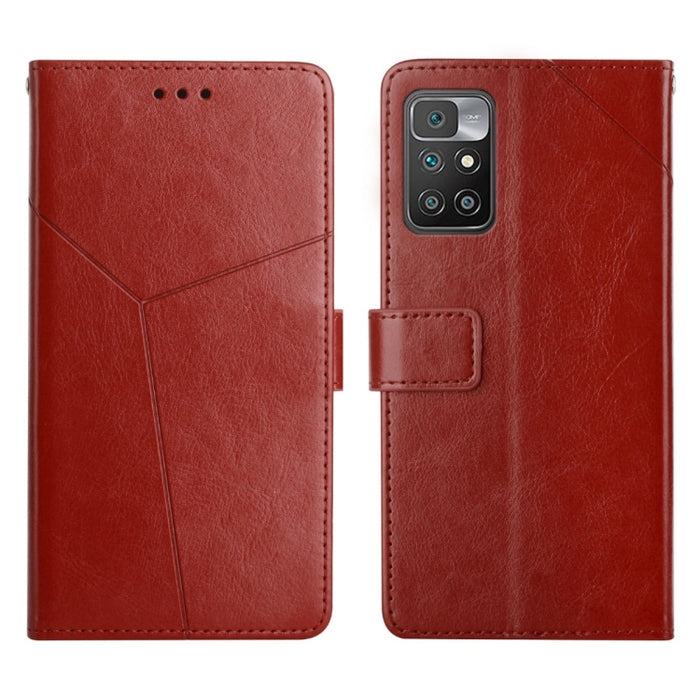 Estuche para teléfono de cuero con tapa horizontal y costuras en Y, For Xiaomi Redmi 9, For Xiaomi Redmi 9A, For Xiaomi Redmi 9C, For Xiaomi Poco M3 / Redmi 9T, For Xiaomi Redmi 10, For Xiaomi Redmi 10 5G / Note 11E, For Xiaomi Redmi 10A               ...