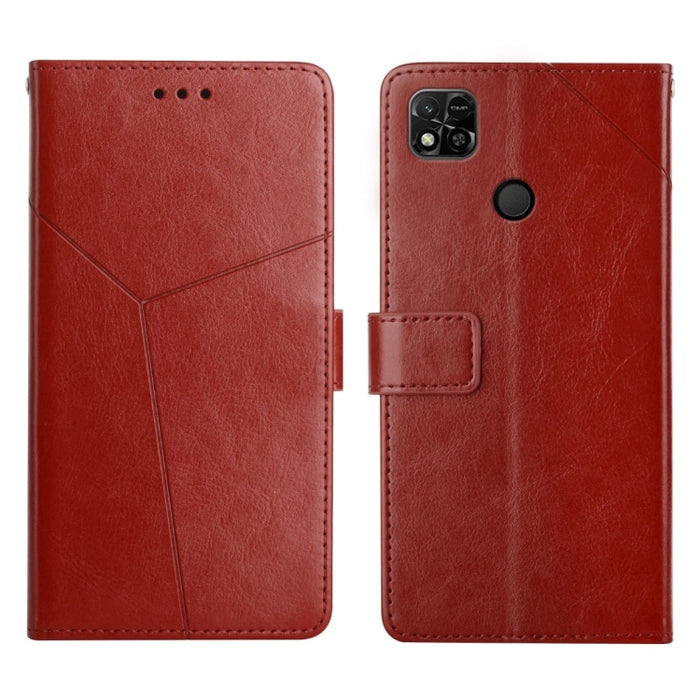 Estuche para teléfono de cuero con tapa horizontal y costuras en Y, For Xiaomi Redmi 9, For Xiaomi Redmi 9A, For Xiaomi Redmi 9C, For Xiaomi Poco M3 / Redmi 9T, For Xiaomi Redmi 10, For Xiaomi Redmi 10 5G / Note 11E, For Xiaomi Redmi 10A               ...