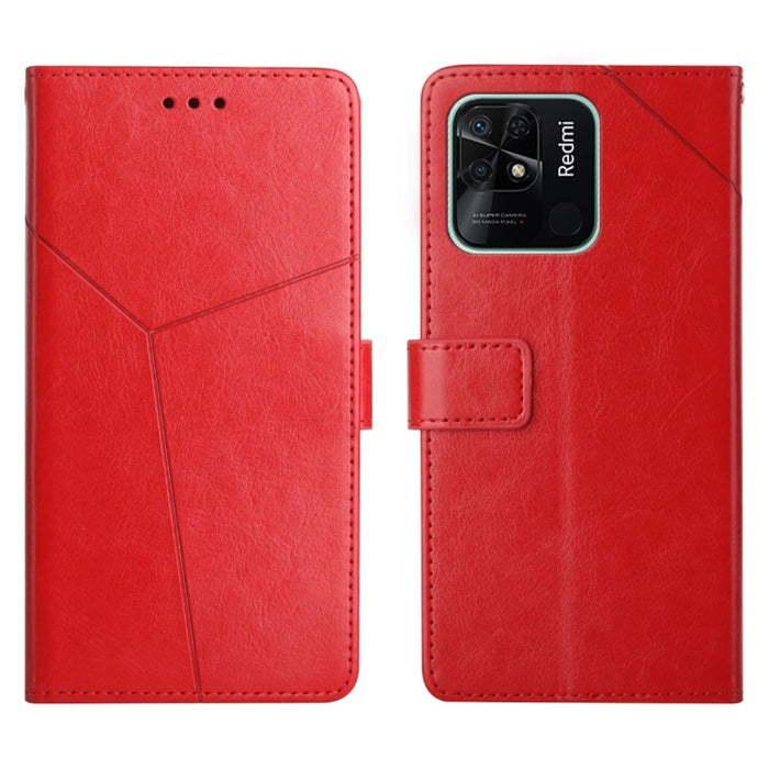 Estuche para teléfono de cuero con tapa horizontal y costuras en Y, For Xiaomi Redmi 9, For Xiaomi Redmi 9A, For Xiaomi Redmi 9C, For Xiaomi Poco M3 / Redmi 9T, For Xiaomi Redmi 10, For Xiaomi Redmi 10 5G / Note 11E, For Xiaomi Redmi 10A               ...