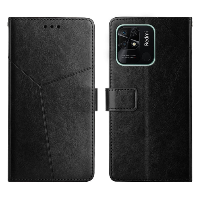 Estuche para teléfono de cuero con tapa horizontal y costuras en Y, For Xiaomi Redmi 9, For Xiaomi Redmi 9A, For Xiaomi Redmi 9C, For Xiaomi Poco M3 / Redmi 9T, For Xiaomi Redmi 10, For Xiaomi Redmi 10 5G / Note 11E, For Xiaomi Redmi 10A               ...