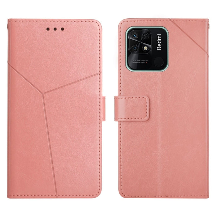 Estuche para teléfono de cuero con tapa horizontal y costuras en Y, For Xiaomi Redmi 9, For Xiaomi Redmi 9A, For Xiaomi Redmi 9C, For Xiaomi Poco M3 / Redmi 9T, For Xiaomi Redmi 10, For Xiaomi Redmi 10 5G / Note 11E, For Xiaomi Redmi 10A               ...
