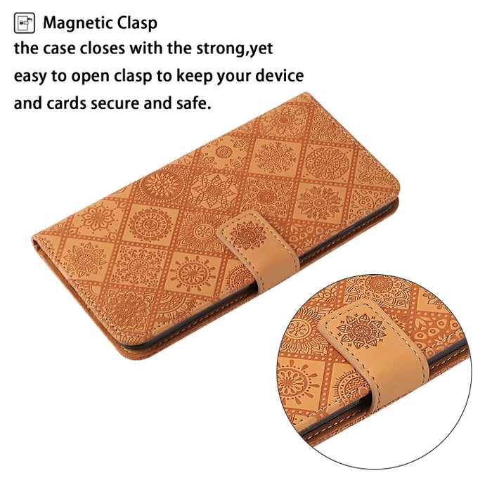 Estuche para teléfono de cuero con patrón en relieve de estilo étnico, For Xiaomi Redmi 10, For Xiaomi Redmi 10C, For Xiaomi Redmi K40, For Xiaomi Redmi Note 11, For Xiaomi Redmi Note 11 4G Global, For Xiaomi Redmi Note 11 Pro                          ...