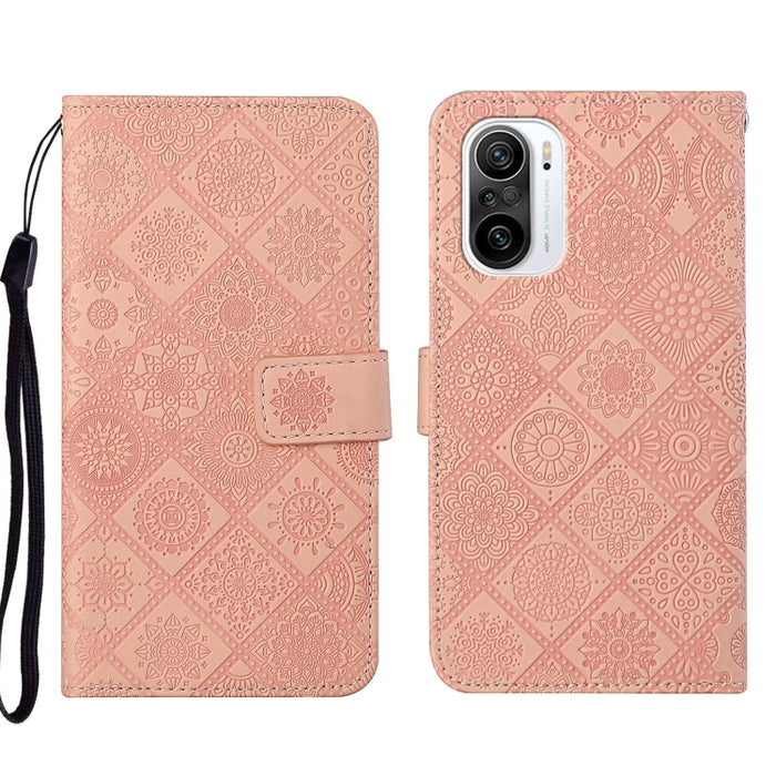 Estuche para teléfono de cuero con patrón en relieve de estilo étnico, For Xiaomi Redmi 10, For Xiaomi Redmi 10C, For Xiaomi Redmi K40, For Xiaomi Redmi Note 11, For Xiaomi Redmi Note 11 4G Global, For Xiaomi Redmi Note 11 Pro                          ...