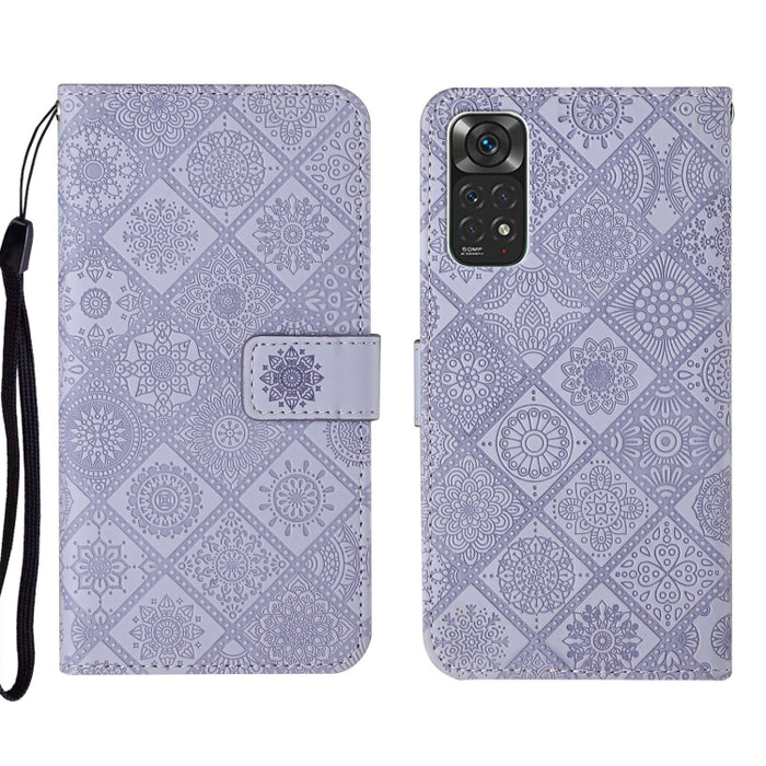 Estuche para teléfono de cuero con patrón en relieve de estilo étnico, For Xiaomi Redmi 10, For Xiaomi Redmi 10C, For Xiaomi Redmi K40, For Xiaomi Redmi Note 11, For Xiaomi Redmi Note 11 4G Global, For Xiaomi Redmi Note 11 Pro                          ...