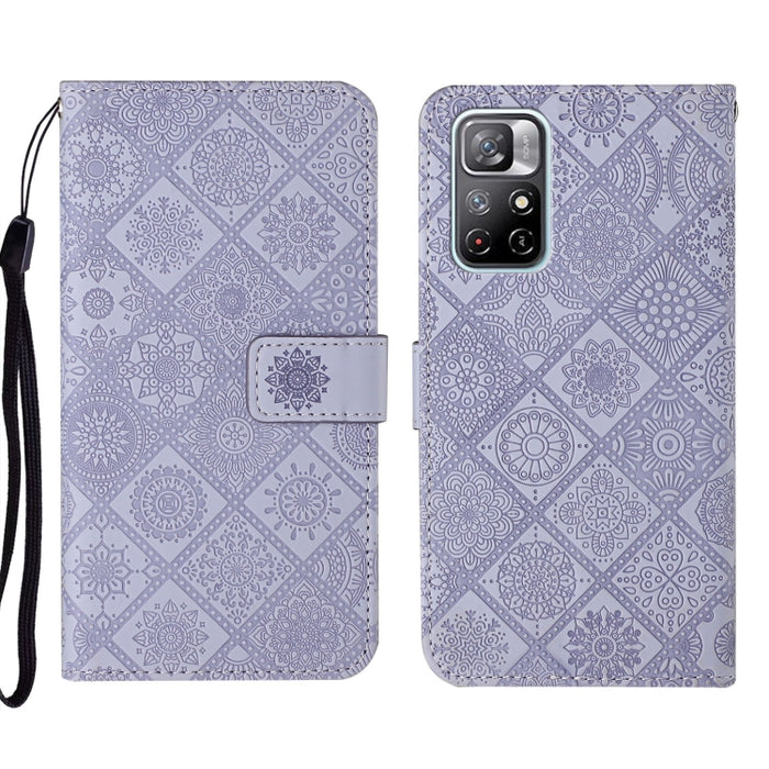 Estuche para teléfono de cuero con patrón en relieve de estilo étnico, For Xiaomi Redmi 10, For Xiaomi Redmi 10C, For Xiaomi Redmi K40, For Xiaomi Redmi Note 11, For Xiaomi Redmi Note 11 4G Global, For Xiaomi Redmi Note 11 Pro                          ...