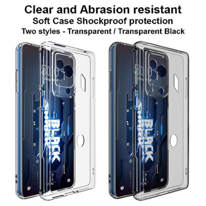 Estuche para teléfono de TPU transparente de la serie IMAK UX-5, For Xiaomi Black Shark 5 Pro, For Xiaomi Black Shark 5 RS, For Xiaomi Black Shark 5