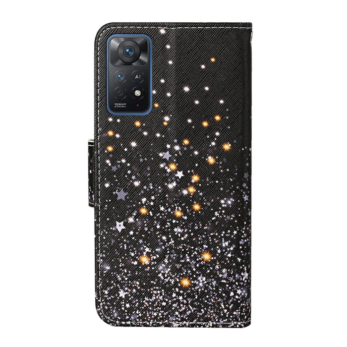 Estuche de cuero con tapa de patrón de dibujo coloreado, For Xiaomi Redmi Note 11 Pro 4G