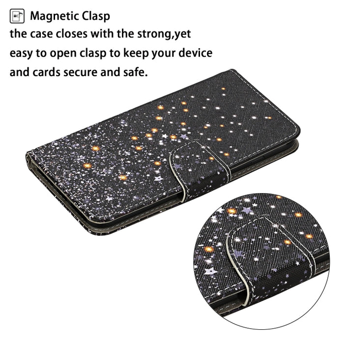 Estuche de cuero con tapa de patrón de dibujo coloreado, For Xiaomi Redmi Note 11 Pro 4G