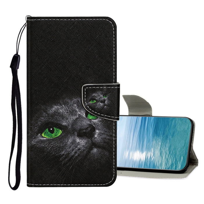 Estuche de cuero con tapa de patrón de dibujo coloreado, For Xiaomi Redmi Note 11 Pro 4G