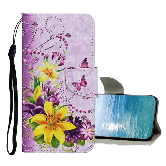 Estuche de cuero con tapa de patrón de dibujo coloreado, For Xiaomi Redmi Note 11 Pro 4G