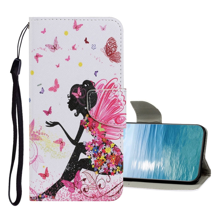 Estuche de cuero con tapa de patrón de dibujo coloreado, For Xiaomi Redmi Note 11 Pro 4G