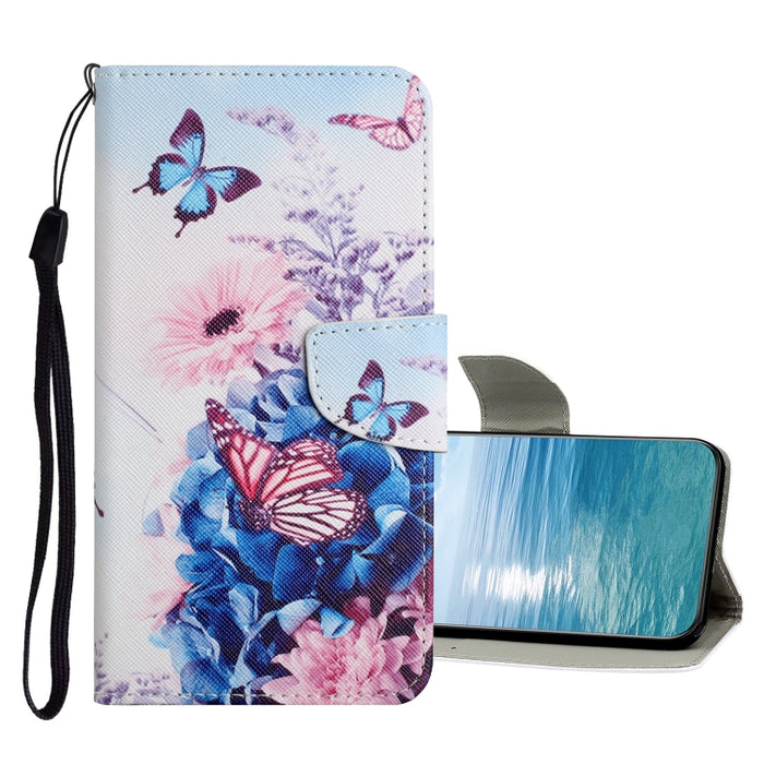 Estuche de cuero con tapa de patrón de dibujo coloreado, For Xiaomi Redmi Note 11 Pro 4G