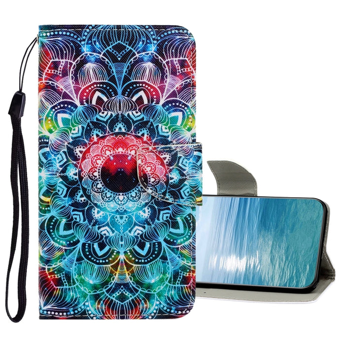 Estuche de cuero con tapa de patrón de dibujo coloreado, For Xiaomi Redmi Note 11 Pro 4G
