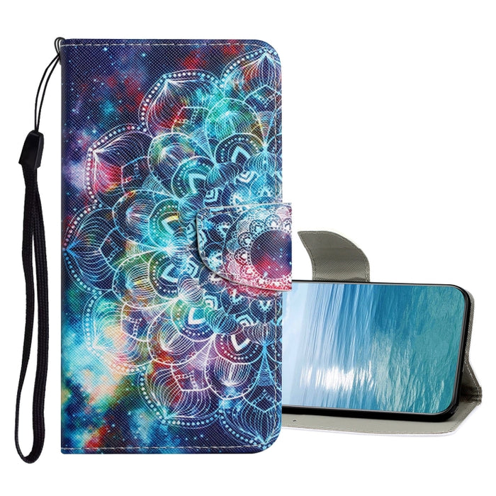 Estuche de cuero con tapa de patrón de dibujo coloreado, For Xiaomi Redmi Note 11 Pro 4G