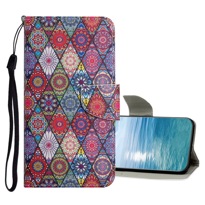 Estuche de cuero con tapa de patrón de dibujo coloreado, For Xiaomi Redmi Note 11 Pro 4G