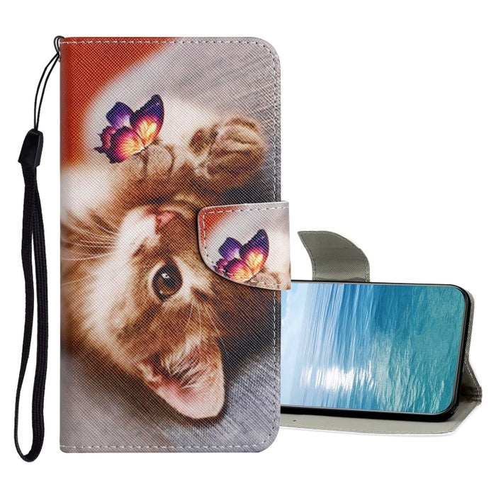 Estuche de cuero con tapa de patrón de dibujo coloreado, For Xiaomi Redmi Note 11 Pro 4G