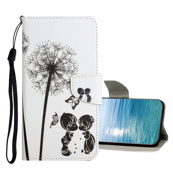 Estuche de cuero con tapa de patrón de dibujo coloreado, For Xiaomi Redmi Note 11 Pro 4G