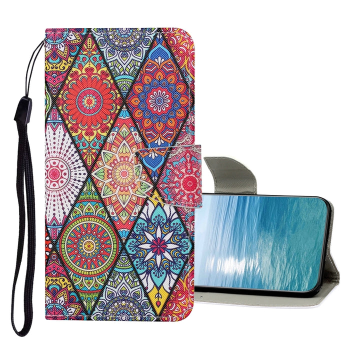 Estuche de cuero con tapa de patrón de dibujo coloreado, For Xiaomi Redmi Note 11 Pro 4G