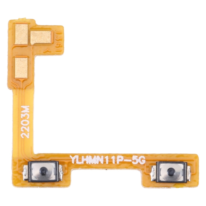 Cable flexible del botón de volumen, For Xiaomi 11T/11T Pro, For Xiaomi Redmi Note 11 Pro China, For OPPO Reno7, For OPPO Reno7 SE, For OPPO Reno7 Pro 5G, For Realme 8i, For OPPO K9s