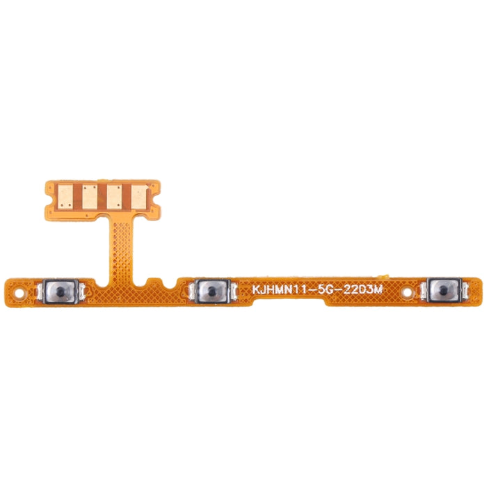 Cable flexible de botón de encendido y botón de volumen, For Xiaomi Redmi 10/Redmi 10 Prime, For Xiaomi Redmi Note 11 China 5G, For vivo S12, For vivo S12 Pro, For vivo iQOO Neo5