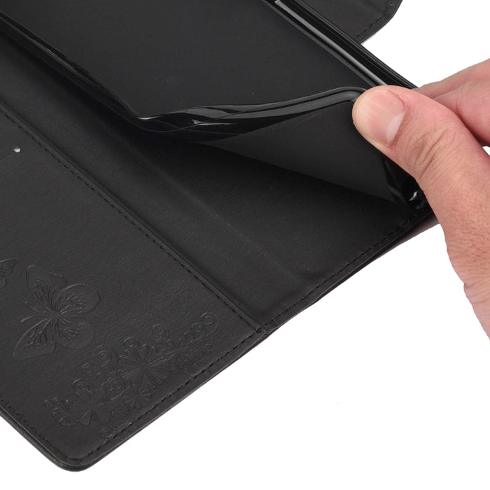 Estuche para teléfono de cuero con relieve de mariposa, For Xiaomi Redmi 10A, For Xiaomi Redmi 10C, For Samsung Galaxy M23 5G, For Samsung Galaxy M53 5G