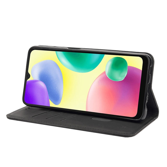 Estuche para teléfono de cuero con empalme de piel, For Xiaomi Redmi 10A, For Xiaomi Redmi 10C, For Samsung Galaxy M23 5G, For Samsung Galaxy M53 5G