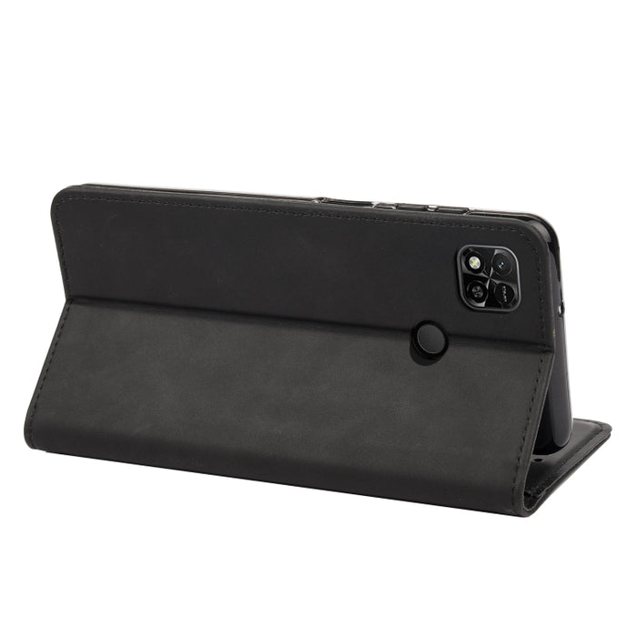 Estuche para teléfono de cuero con empalme de piel, For Xiaomi Redmi 10A, For Xiaomi Redmi 10C, For Samsung Galaxy M23 5G, For Samsung Galaxy M53 5G