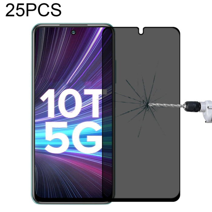Película de vidrio templado antimirada de cubierta completa de 25 piezas, For Xiaomi Redmi Note 4G / 5G(25 PCS), For Xiaomi Redmi Note 10 Pro(25 PCS), For Xiaomi Poco X3 Pro(25 PCS), For Xiaomi Poco F3(25 PCS), For Xiaomi Poco M3 Pro(25 PCS)           ...
