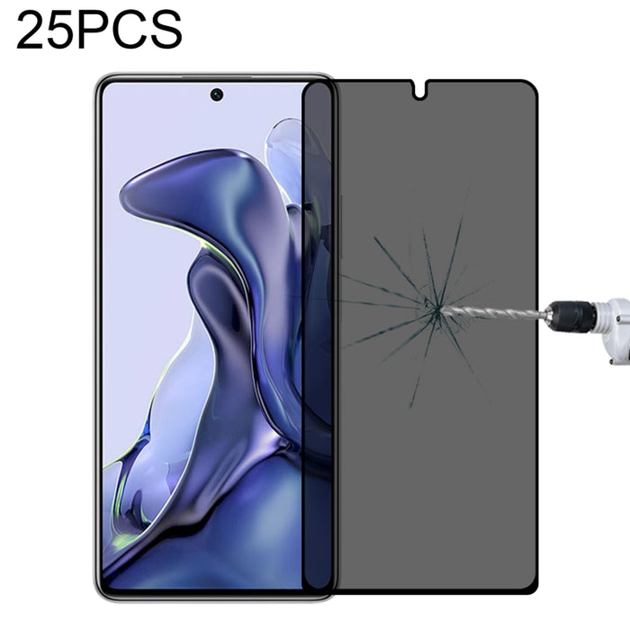 Película de vidrio templado antimirada de cubierta completa de 25 piezas, For Xiaomi Redmi Note 4G / 5G(25 PCS), For Xiaomi Redmi Note 10 Pro(25 PCS), For Xiaomi Poco X3 Pro(25 PCS), For Xiaomi Poco F3(25 PCS), For Xiaomi Poco M3 Pro(25 PCS)           ...