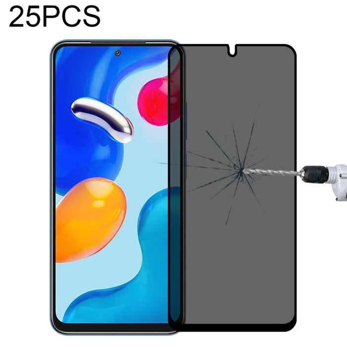 Película de vidrio templado antimirada de cubierta completa de 25 piezas, For Xiaomi Redmi Note 4G / 5G(25 PCS), For Xiaomi Redmi Note 10 Pro(25 PCS), For Xiaomi Poco X3 Pro(25 PCS), For Xiaomi Poco F3(25 PCS), For Xiaomi Poco M3 Pro(25 PCS)           ...