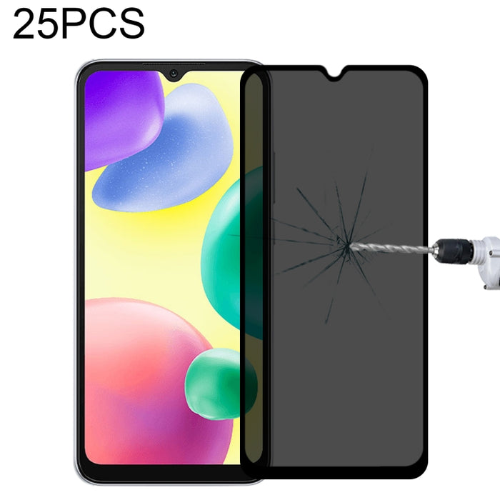 Película de vidrio templado antimirada de cubierta completa de 25 piezas, For Xiaomi Redmi Note 4G / 5G(25 PCS), For Xiaomi Redmi Note 10 Pro(25 PCS), For Xiaomi Poco X3 Pro(25 PCS), For Xiaomi Poco F3(25 PCS), For Xiaomi Poco M3 Pro(25 PCS)           ...