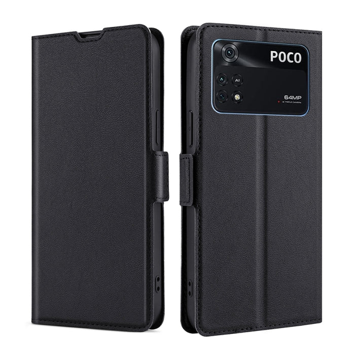Estuche de cuero ultra delgado con hebilla lateral de voltaje, For Xiaomi Poco M4 Pro, For Xiaomi Poco X4 Pro 5G, For Xiaomi 12 Pro, For Xiaomi Redmi K50 / K50 Pro, For Xiaomi Redmi Note 11 Global / Note 11S, For Xiaomi Redmi Note 11 Pro 4G / 5G       ...