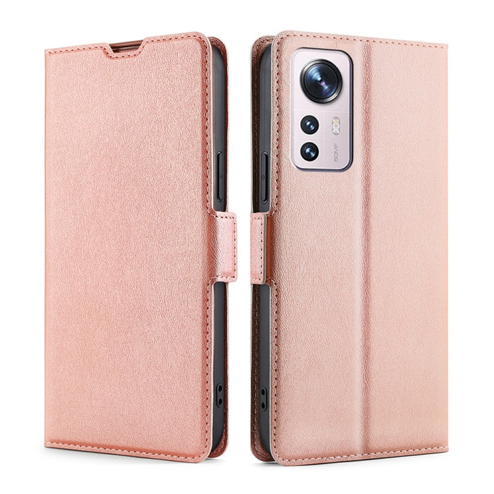 Estuche de cuero ultra delgado con hebilla lateral de voltaje, For Xiaomi Poco M4 Pro, For Xiaomi Poco X4 Pro 5G, For Xiaomi 12 Pro, For Xiaomi Redmi K50 / K50 Pro, For Xiaomi Redmi Note 11 Global / Note 11S, For Xiaomi Redmi Note 11 Pro 4G / 5G       ...