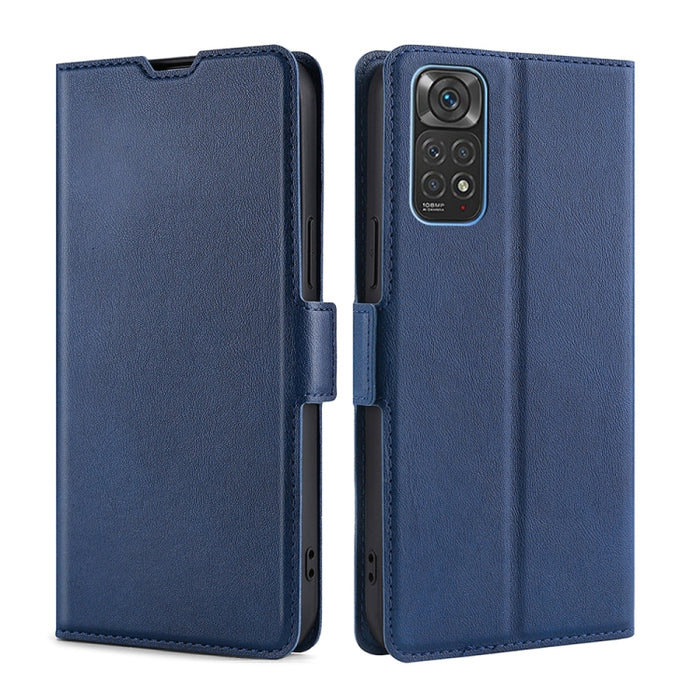 Estuche de cuero ultra delgado con hebilla lateral de voltaje, For Xiaomi Poco M4 Pro, For Xiaomi Poco X4 Pro 5G, For Xiaomi 12 Pro, For Xiaomi Redmi K50 / K50 Pro, For Xiaomi Redmi Note 11 Global / Note 11S, For Xiaomi Redmi Note 11 Pro 4G / 5G       ...