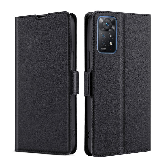 Estuche de cuero ultra delgado con hebilla lateral de voltaje, For Xiaomi Poco M4 Pro, For Xiaomi Poco X4 Pro 5G, For Xiaomi 12 Pro, For Xiaomi Redmi K50 / K50 Pro, For Xiaomi Redmi Note 11 Global / Note 11S, For Xiaomi Redmi Note 11 Pro 4G / 5G       ...