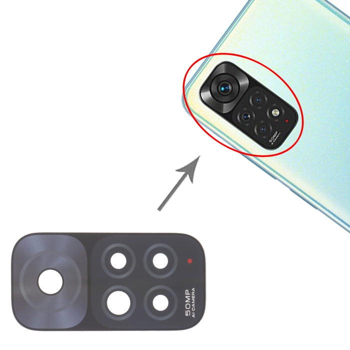 Lente de la cámara trasera, For Xiaomi Redmi Note 11, For Xiaomi Redmi Note 11 China, For OPPO A55 4G, For OPPO A16e / A16K, For OPPO A76 / A36, For vivo Y21S / Y33S / Y33T, For vivo V23e / V23e 5G, For vivo Y32