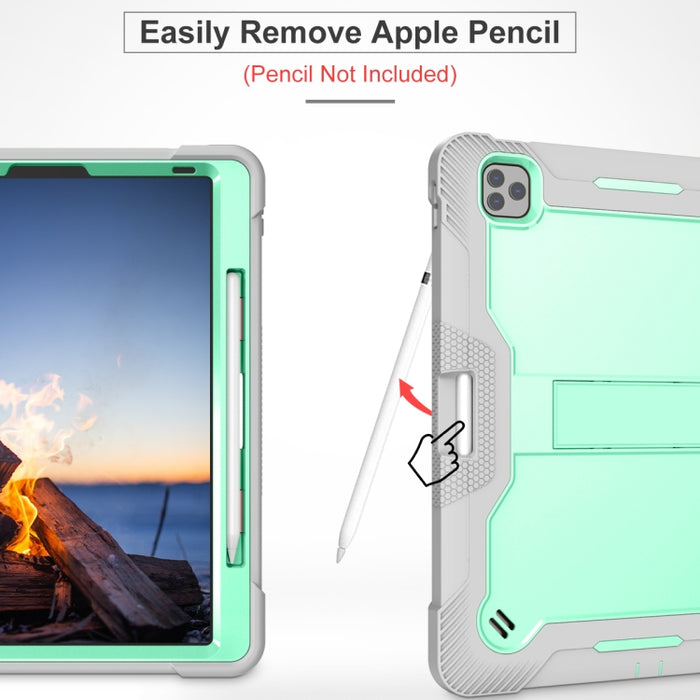 Funda de tableta a prueba de golpes de silicona + PC