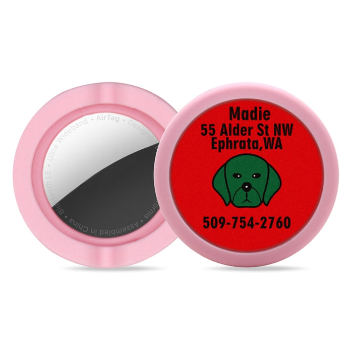 Estuche protector a prueba de golpes para collar de perro para AirTag