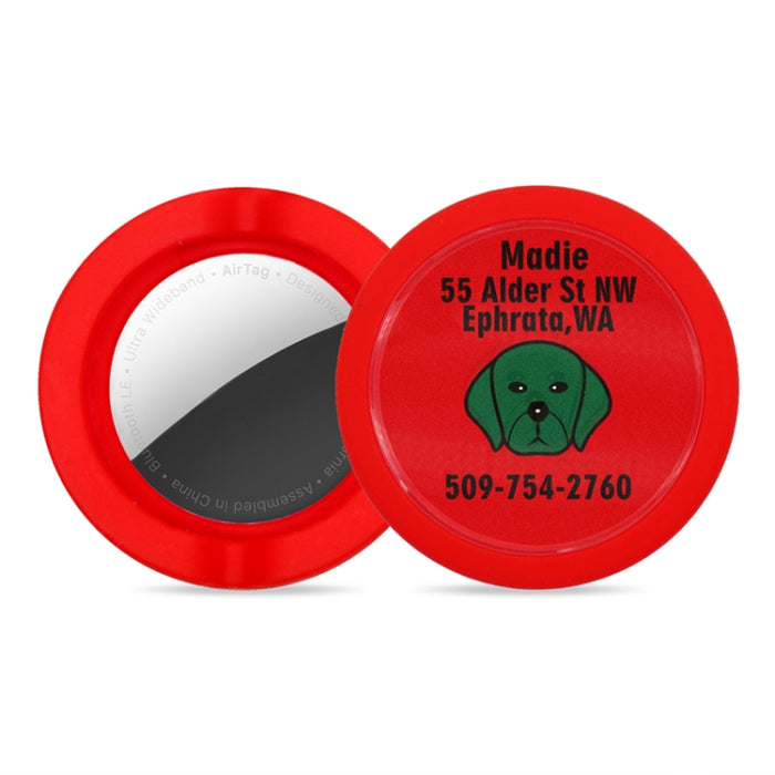 Estuche protector a prueba de golpes para collar de perro para AirTag
