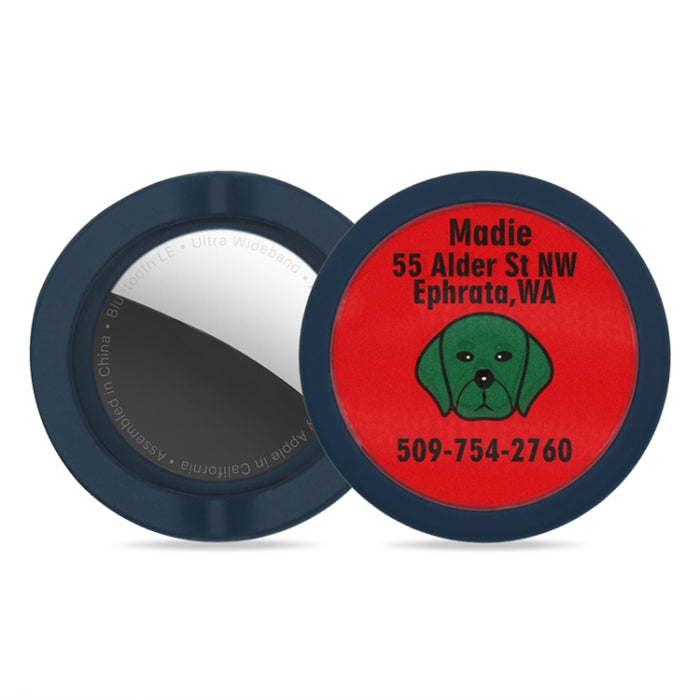 Estuche protector a prueba de golpes para collar de perro para AirTag