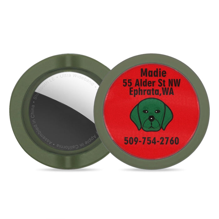 Estuche protector a prueba de golpes para collar de perro para AirTag