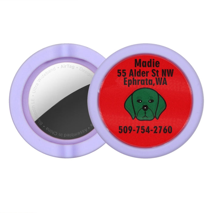 Estuche protector a prueba de golpes para collar de perro para AirTag