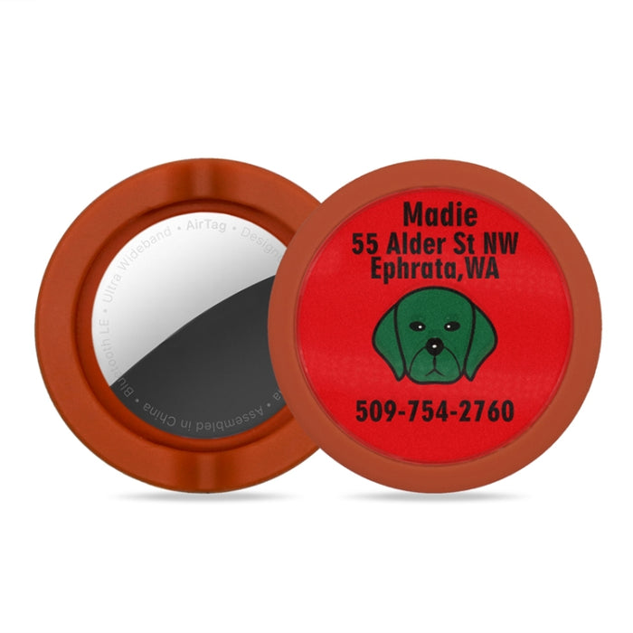 Estuche protector a prueba de golpes para collar de perro para AirTag