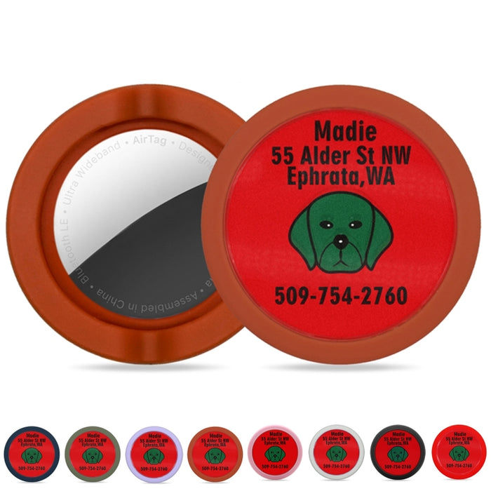 Estuche protector a prueba de golpes para collar de perro para AirTag