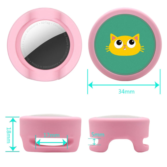 Estuche protector a prueba de golpes para collar de gato para AirTag