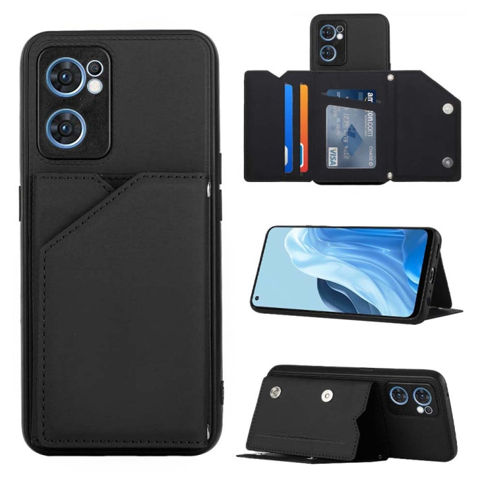 Funda para teléfono PU + TPU + PC con sensación de piel, For OPPO Reno7 5G, For OPPO Reno7 Pro 5G, For Xiaomi Redmi Note 11 Pro Global, For Xiaomi Redmi Note 11S/11 4G Global, For Samsung Galaxy A73 5G, For Xiaomi 12, For Xiaomi 12 Pro